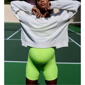 Free People Movement Intercept White Sweatshirt Hatch Maternity  NWT small